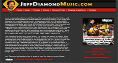 Desktop Screenshot of jeffdiamondmusic.com